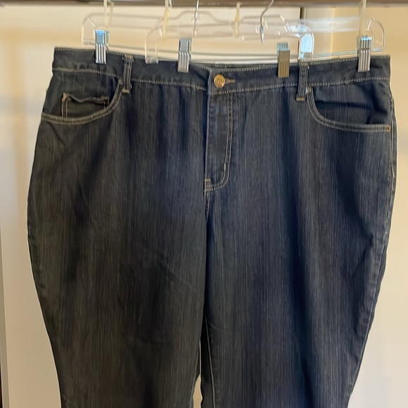 Fashion Bug- Dark Wash Bootcut Jean. Size 22P. Dark wash. EUC. - Picture 2 of 6